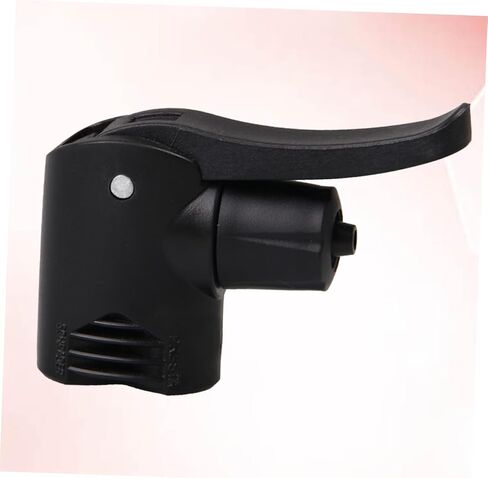 Toddmomy 2pc Cycling Accessories USA Accessories Inflatable Air Pump Bike Tire Inflator Adapter Bike Tire Nozzle Adapter Cycle Pump Adapter Black Inflator Nozzle and US Inflator One Body in Saudi Arabia