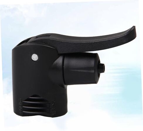 Toddmomy 2pc Cycling Accessories USA Accessories Inflatable Air Pump Bike Tire Inflator Adapter Bike Tire Nozzle Adapter Cycle Pump Adapter Black Inflator Nozzle and US Inflator One Body in Saudi Arabia