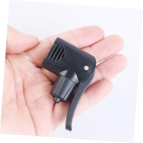 Toddmomy 2pc Cycling Accessories USA Accessories Inflatable Air Pump Bike Tire Inflator Adapter Bike Tire Nozzle Adapter Cycle Pump Adapter Black Inflator Nozzle and US Inflator One Body in Saudi Arabia