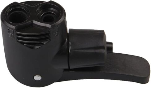 Toddmomy 2pc Cycling Accessories USA Accessories Inflatable Air Pump Bike Tire Inflator Adapter Bike Tire Nozzle Adapter Cycle Pump Adapter Black Inflator Nozzle and US Inflator One Body in Saudi Arabia
