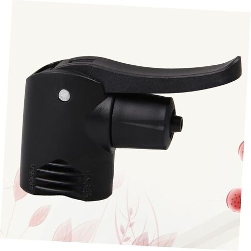 Toddmomy 2pc Cycling Accessories USA Accessories Inflatable Air Pump Bike Tire Inflator Adapter Bike Tire Nozzle Adapter Cycle Pump Adapter Black Inflator Nozzle and US Inflator One Body in Saudi Arabia