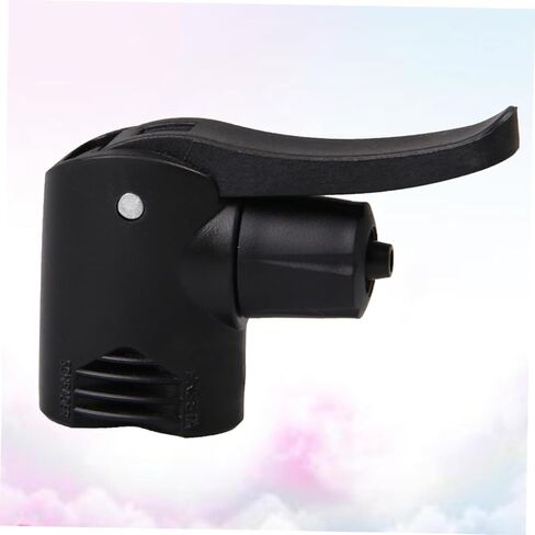 Toddmomy 2pc Cycling Accessories USA Accessories Inflatable Air Pump Bike Tire Inflator Adapter Bike Tire Nozzle Adapter Cycle Pump Adapter Black Inflator Nozzle and US Inflator One Body in Saudi Arabia