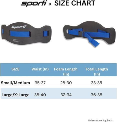 Sporti Swim Belts, Swim Float Jogbelt with Adjustable Belt for Water Fitness Exercises, Swimming Trainer Flotation Belt in Saudi Arabia