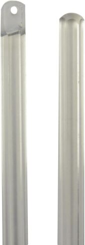 3 Pack Clear Replacement Blind Wand - 48" Long for Horizontal - Vertical and Mini Blinds - Universal Built in Closed Tip - No Hook Included - Not Suitable for Curtains in Saudi Arabia