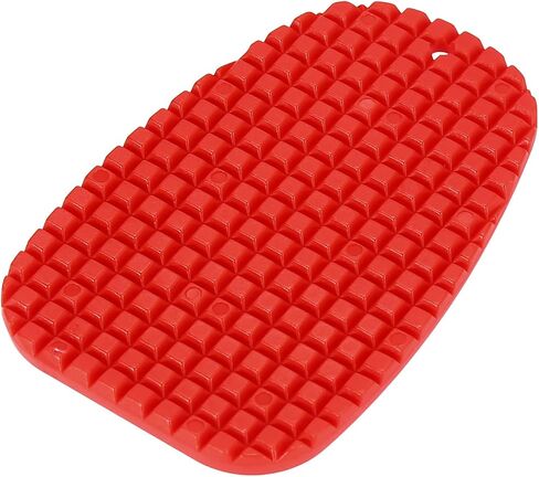 Motoforti 8pcs Motorcycle Kickstand Pad Support Plate Pad Parking Stand Side Stand Extension Pad Orange in Saudi Arabia