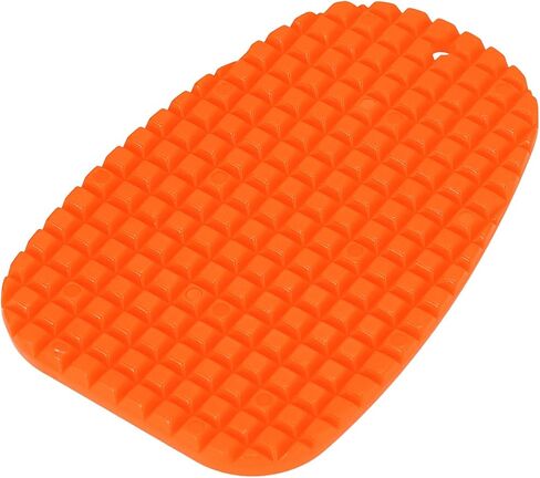 Motoforti 8pcs Motorcycle Kickstand Pad Support Plate Pad Parking Stand Side Stand Extension Pad Orange in Saudi Arabia