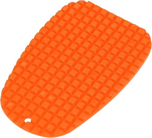 Motoforti 8pcs Motorcycle Kickstand Pad Support Plate Pad Parking Stand Side Stand Extension Pad Orange in Saudi Arabia
