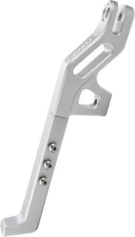 Motorcycle Kickstand Accessories Modified CNC Aluminum Alloy Adjustable Tripod Holder Kickstand Foot Side Support Stand For Dirt Bike Light Bee Surron Sur-Ron Sur Ron X S X160 X260 (Silver) in Saudi Arabia