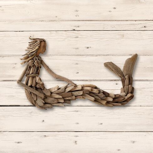 Creative Co-Op Driftwood Mermaid Wall Décor in Saudi Arabia
