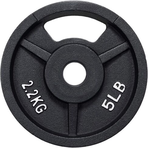 Signature Fitness Cast Iron Plate Weight Plate for Strength Training and Weightlifting, Olympic or Standard in Saudi Arabia