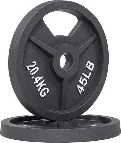 Signature Fitness Cast Iron Plate Weight Plate for Strength Training and Weightlifting, Olympic or Standard in Saudi Arabia