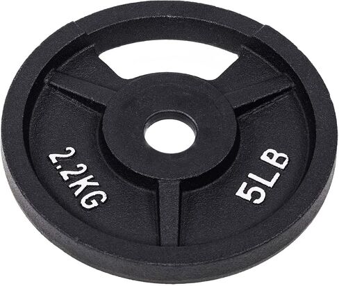 Signature Fitness Cast Iron Plate Weight Plate for Strength Training and Weightlifting, Olympic or Standard in Saudi Arabia