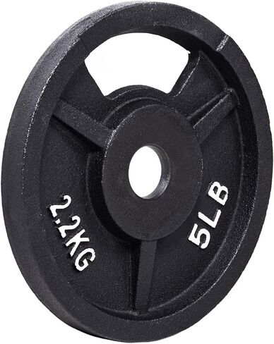 Signature Fitness Cast Iron Plate Weight Plate for Strength Training and Weightlifting, Olympic or Standard in Saudi Arabia