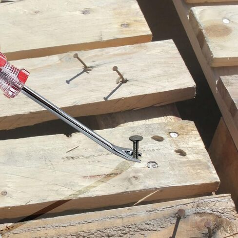 YXCCSE 4 قطع من رافع المسامير 3 مم على شكل حرف U، برشام أساسي للأظافر، CRV-Chrome Tack Puller أداة مفك براغي مزيل التيلة للمفروشات in Kuwait