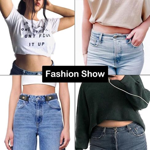 QOEP Crop Band Adjustable Band for Women Waist Band Shirt Band Crop Top Band for Tucking Shirts or Sweater in Saudi Arabia