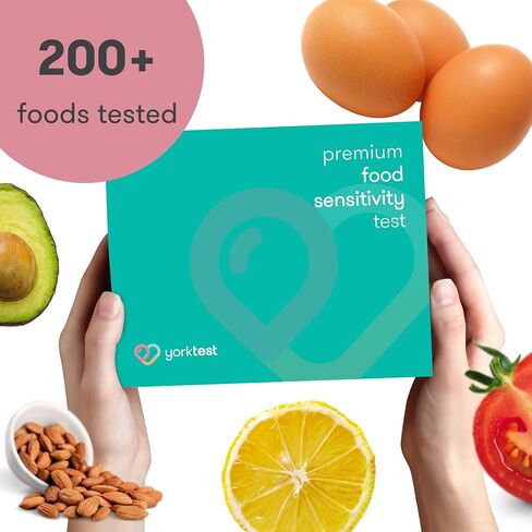 YorkTest Food Sensitivity Test – Test Your Reactivity to Over 200 Foods and Drinks At-Home – 500,000+ Test Taken in Saudi Arabia