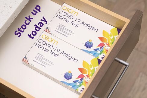 Osom COVID-19 Antigen Home Test, 12 Rapid Tests Included, Results in 15 Minutes, Made in The USA, Easy to Use (12 Tests) in Saudi Arabia