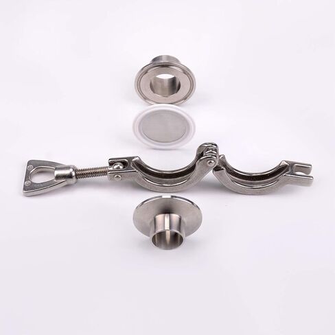 1.5 "100 شبكة PTFE الصحية ثلاثي المشبك حشية الشاشة 150 ميكرون شبكة طوقا in Kuwait