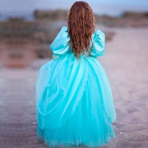 TYHTYM Deluxe Princess Costumes Little Girls Dress Kids Fancy Gown Cosplay Halloween Party 2-11T in Saudi Arabia