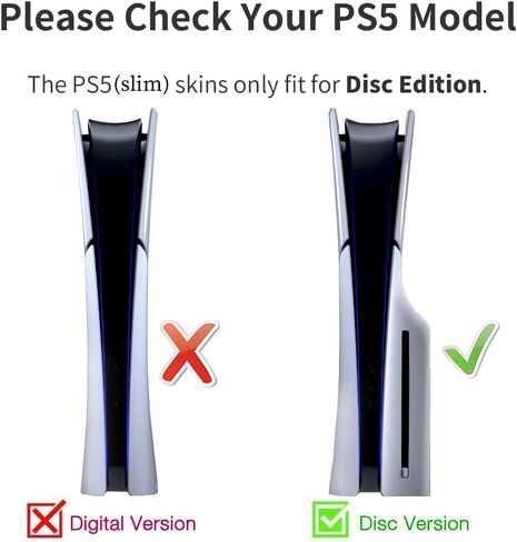 غلاف الفينيل لإصدار القرص النحيف PS5، وأغلفة وحدة التحكم ووحدة التحكم لإصدار القرص النحيف PS5، ملصق لاصق لوحدة التحكم ووحدات التحكم PS5 النحيف - Sea Wave in Kuwait