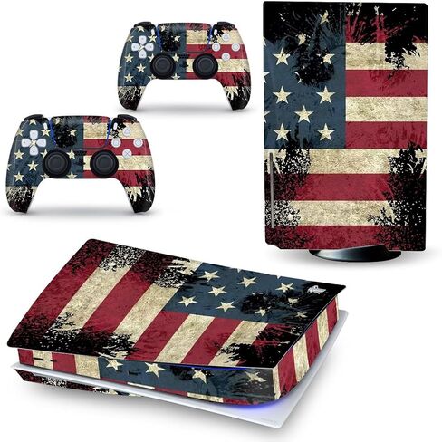 Vinyl Skin for PS5 Slim Disk Edition, Console and Controller Skins for PS5 Slim Disk Edition, Decal Sticker for PS5 Slim Skin Console and Controllers - Sea Wave in Saudi Arabia