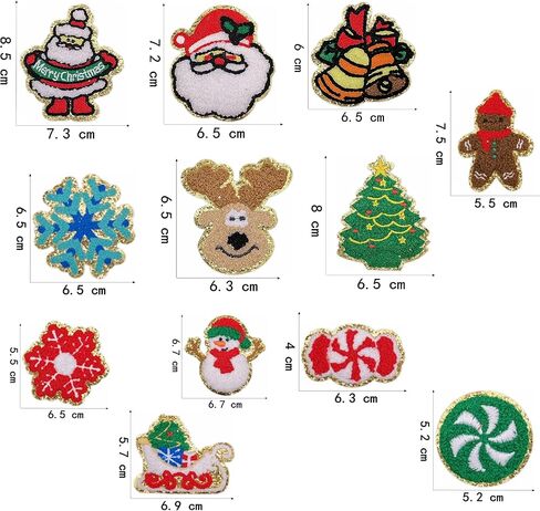 الكي على هالوين شبح اليقطين القلعة منشفة التطريز بقع عيد الميلاد سانتا كلوز زين لخياطة على الملابس DIY بريق حافة جان حذاء قبعة حقيبة (نمط 3 (الوحش الصغير)) in Kuwait