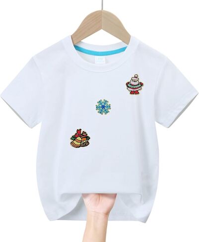 الكي على هالوين شبح اليقطين القلعة منشفة التطريز بقع عيد الميلاد سانتا كلوز زين لخياطة على الملابس DIY بريق حافة جان حذاء قبعة حقيبة (نمط 3 (الوحش الصغير)) in Kuwait