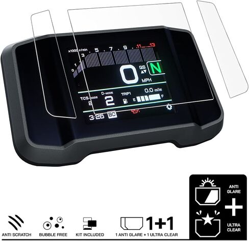 واقي شاشة لوحة القيادة SpeedoAngels متوافق مع XSR900 (2022-) 1 × فائق الوضوح و1 × مضاد للتوهج in Kuwait
