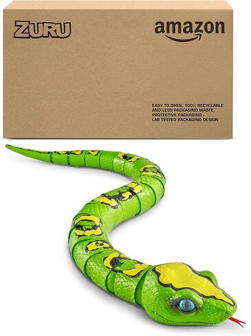Robo Alive King Python by ZURU (Frustration Free Packaging) Battery-Powered Robotic Snake , Interactive Kids Toys, Giant Prank Snake Toy for Boys, 31 Inches in Saudi Arabia