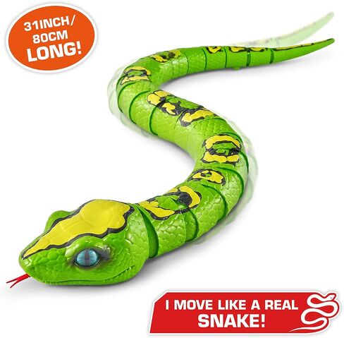 Robo Alive King Python by ZURU (Frustration Free Packaging) Battery-Powered Robotic Snake , Interactive Kids Toys, Giant Prank Snake Toy for Boys, 31 Inches in Saudi Arabia