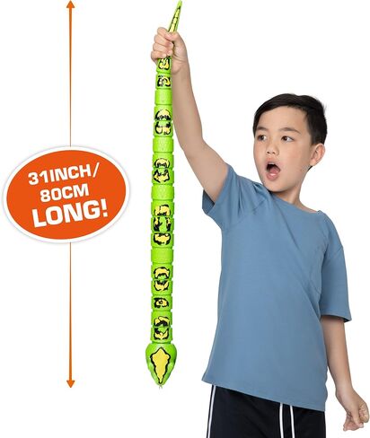 Robo Alive King Python by ZURU (Frustration Free Packaging) Battery-Powered Robotic Snake , Interactive Kids Toys, Giant Prank Snake Toy for Boys, 31 Inches in Saudi Arabia