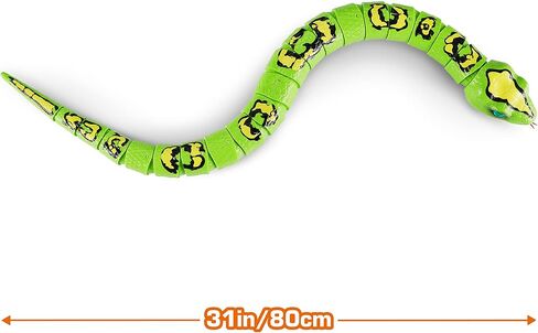 Robo Alive King Python by ZURU (Frustration Free Packaging) Battery-Powered Robotic Snake , Interactive Kids Toys, Giant Prank Snake Toy for Boys, 31 Inches in Saudi Arabia