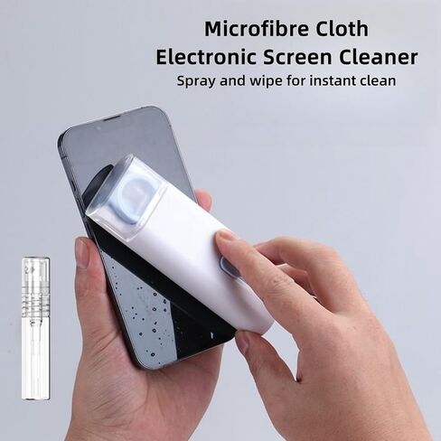 LEJIAWA Keyboard Earphone Cleaner, Kit for Earphone, Keyboard, Laptop, Phone, 7 in 1 Electronic Kit, Electronic Cleaning Kit with Retractable Big Brush, Portable, Screen Cleaner Sprayer, Pc Monitor in Saudi Arabia