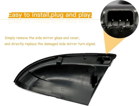 LAUBDGIE مرآة بدوره إشارة ضوء عدسة واضحة متوافقة مع 2009-2018 دودج رام 1500 2500 استبدال كلاسيكي لجانب الركاب 68064948AA in Kuwait