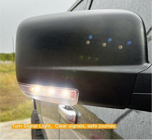 LAUBDGIE مرآة بدوره إشارة ضوء عدسة واضحة متوافقة مع 2009-2018 دودج رام 1500 2500 استبدال كلاسيكي لجانب الركاب 68064948AA in Kuwait