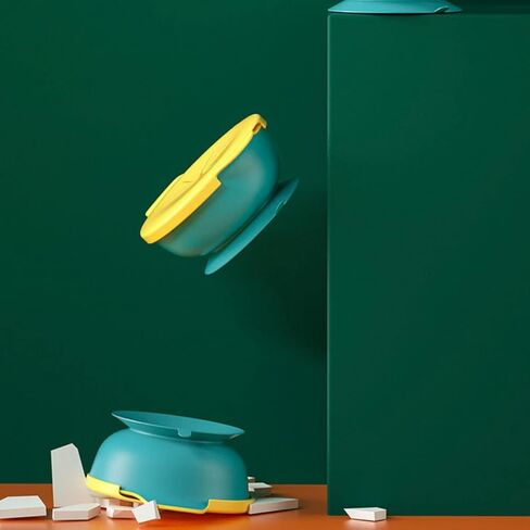 toddmomy الطعام مفيد رائعتين سيليكون الغذاء الشرب تغذية الرضع الأطفال الصغار طفل شفط أدوات المائدة التدريب الذاتي الأخضر مع الأطفال صينية حساء للوحة القش غير السلطانيات كوب غير in Kuwait