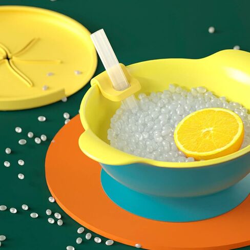 toddmomy الطعام مفيد رائعتين سيليكون الغذاء الشرب تغذية الرضع الأطفال الصغار طفل شفط أدوات المائدة التدريب الذاتي الأخضر مع الأطفال صينية حساء للوحة القش غير السلطانيات كوب غير in Kuwait