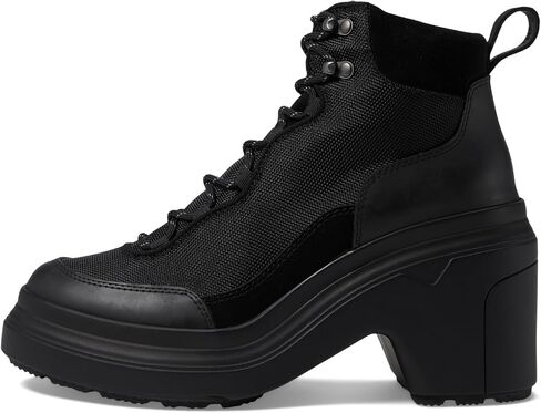 Hunter Womens Discoverer Ankle Lace-Up Heel Boot Black 5 M in Saudi Arabia