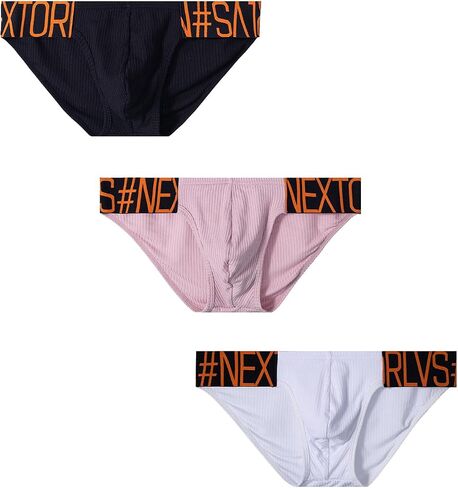 Men's Cotton Briefs Low-Waist Soft Underwear Moisture-Wicking Sexy Underpants in Saudi Arabia