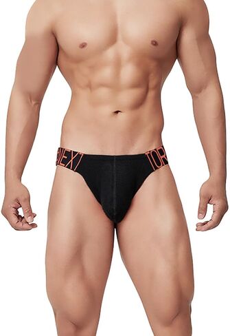 Men's Cotton Briefs Low-Waist Soft Underwear Moisture-Wicking Sexy Underpants in Saudi Arabia