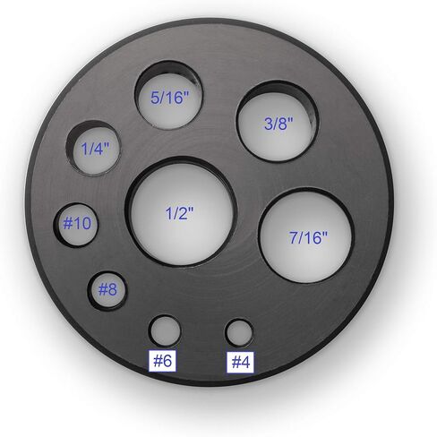 كتلة دليل الحنفية اليدوية من دوج ريفر تولز تناسب #4 - 1⁄2 بوصة - صغيرة الحجم و9 مقاسات in Kuwait