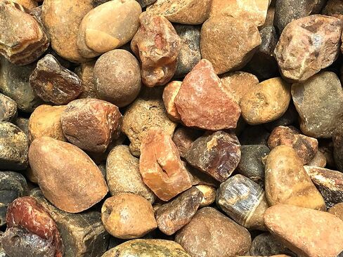 Crystal Collection Rough Carnelian Stones - Large 1" Pieces in Velvet Bag (1/2 Pound) in Saudi Arabia