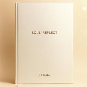 مجلة Soul Reflect الموجهة - 180 مطالبة غير مؤرخة لليقظة الذهنية وحب الذات والامتنان والشفاء والنمو واكتشاف الذات | غلاف مقوى من الجلد النباتي مقاس A5، ورق سميك 100 جرام في المتر المربع | هدية العناية الذاتية للنساء والرجال in Saudi Arabia