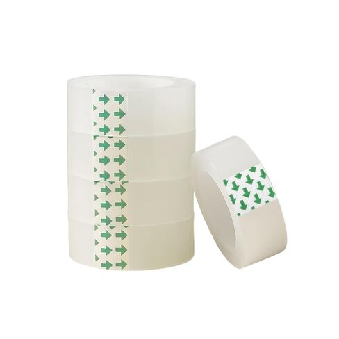 5Rolls Transparent Tape - 18mm(0.71") x 85ft All-Purpose Clear Tape Used for Craft, Office, Home, College in Saudi Arabia