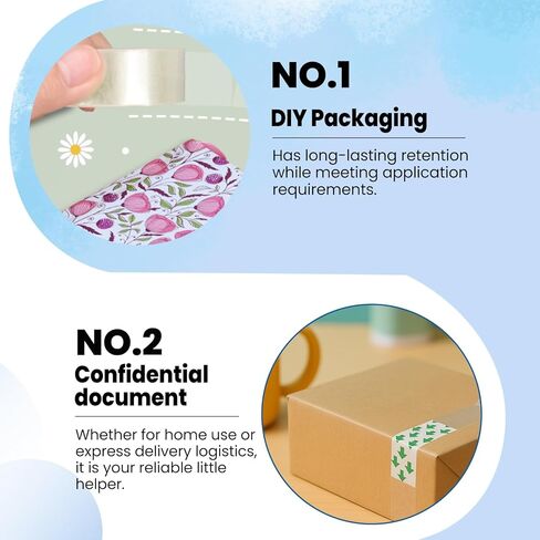 5Rolls Transparent Tape - 18mm(0.71") x 85ft All-Purpose Clear Tape Used for Craft, Office, Home, College in Saudi Arabia