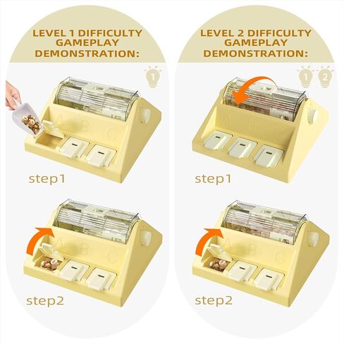 KADTC U.S. Brand & Design - 2 Levels of Challenge - Large Size Paw-Activated Rolling Dog Treat Puzzle Feeder Toys for Aggressive Chewers Dogs Food Dispenser Enrichment Toy Christmas & New Year Gift in Saudi Arabia
