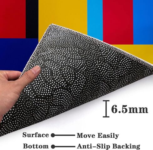 Desk Chair Mat for Carpet and Hardwood Floor 80 x 120 cm Non Slip Protector Mat for Office Chair Gaming Room Floor Mat Home Office Essential in Saudi Arabia