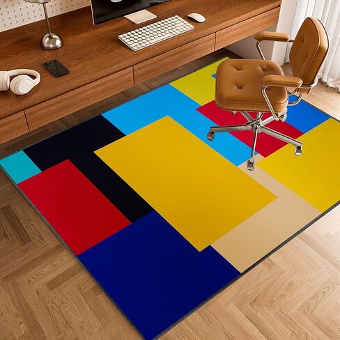 Desk Chair Mat for Carpet and Hardwood Floor 80 x 120 cm Non Slip Protector Mat for Office Chair Gaming Room Floor Mat Home Office Essential in Saudi Arabia