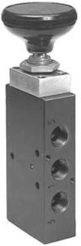 Buyers Products BAV020 4-Way Air Valve (Valve,Air,4Way,3Pos,Push-Pull) , Black in Kuwait