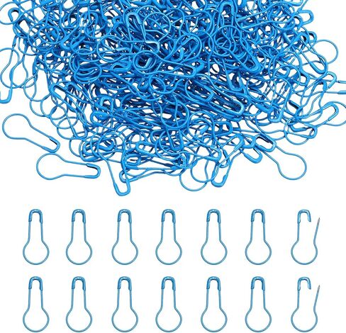 PATIKIL Safety Pins, 500Pcs Metal Bulb Safety Pins Stitch Markers Knitting Pin for Knitting Crocheting Clothing Tag Label Sewing, Silver in Saudi Arabia
